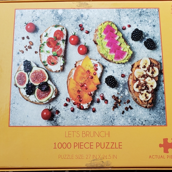 1000 piece Food Jigsaw Puzzle Let's Brunch! - Picture 2 of 3